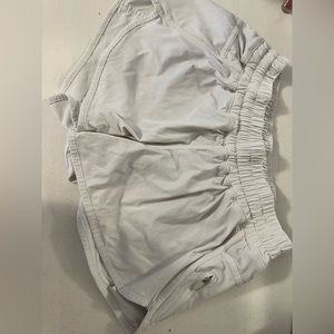 White lulu shorts